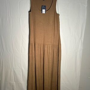 Universal Thread Tan Sleeveless Maxi Dress